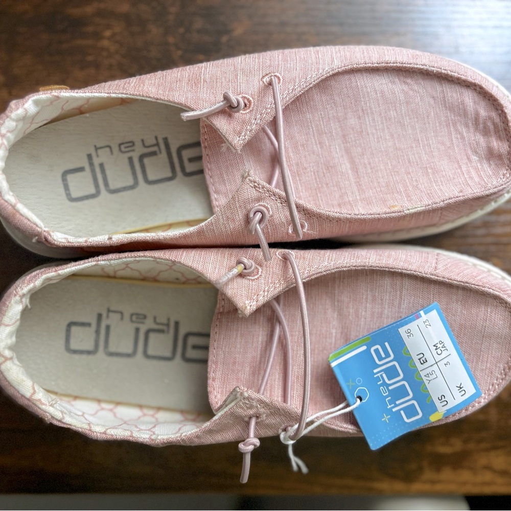 NEW Hey Dude Wendy Linen Cotton Candy Shoes with Tags